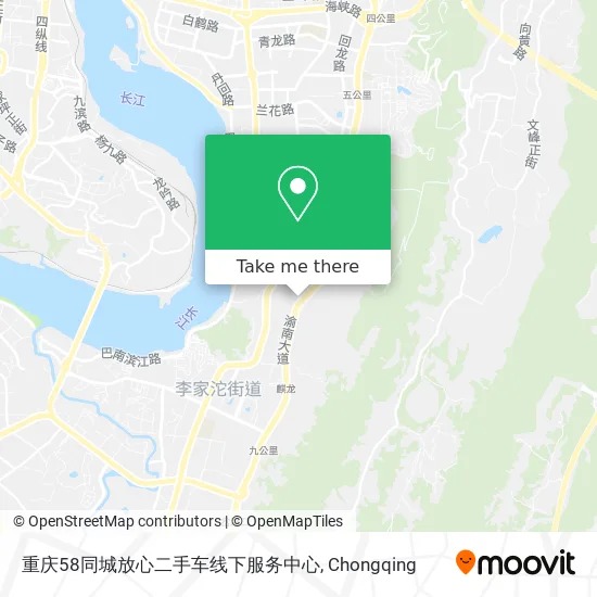 重庆58同城放心二手车线下服务中心 map