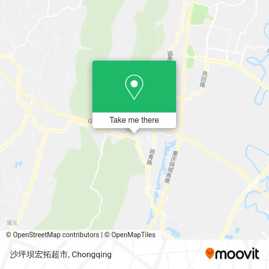 沙坪坝宏拓超市 map
