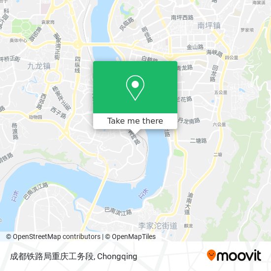 成都铁路局重庆工务段 map