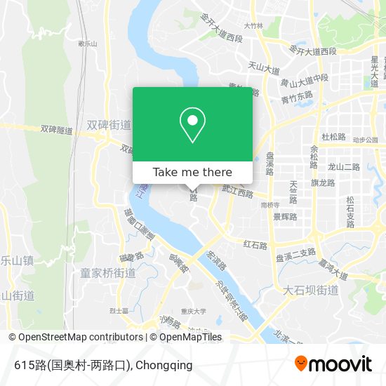 615路(国奥村-两路口) map