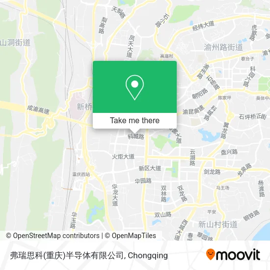 弗瑞思科(重庆)半导体有限公司 map