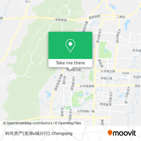 科尚房产(龙湖u城分行) map