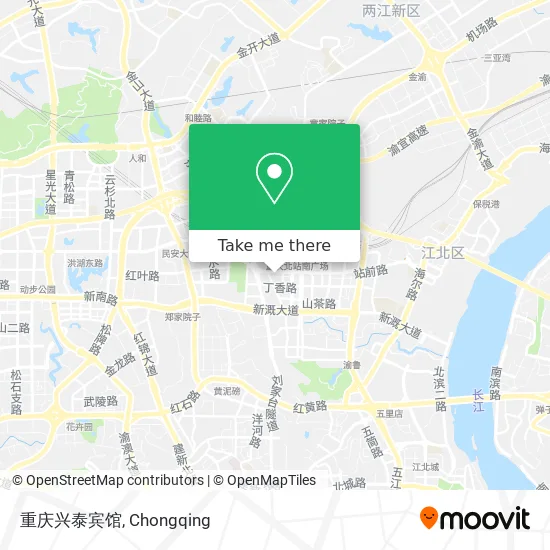 重庆兴泰宾馆 map