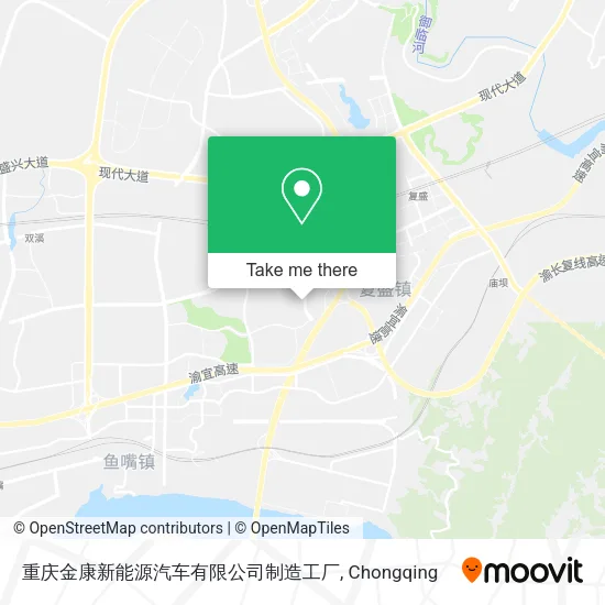 重庆金康新能源汽车有限公司制造工厂 map