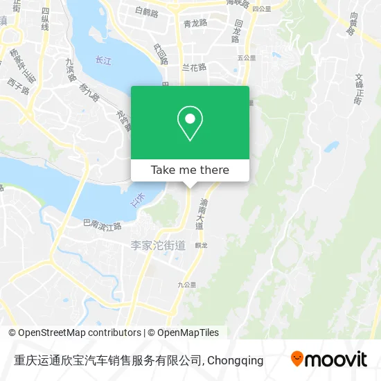重庆运通欣宝汽车销售服务有限公司 map