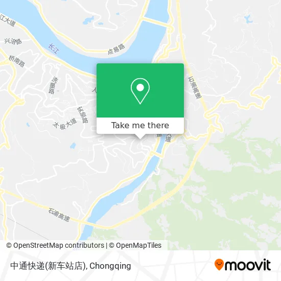 中通快递(新车站店) map