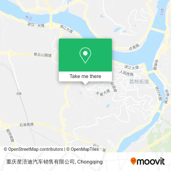 重庆星涪迪汽车销售有限公司 map