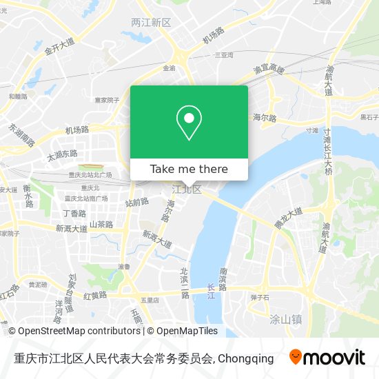 重庆市江北区人民代表大会常务委员会 map