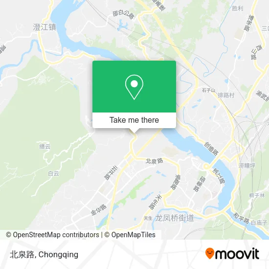 北泉路 map