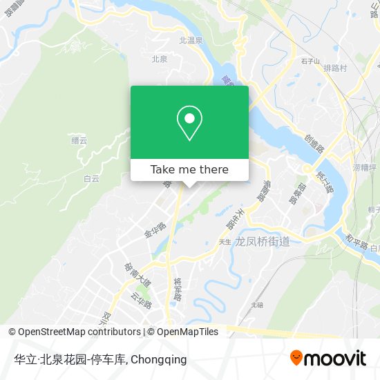 华立·北泉花园-停车库 map