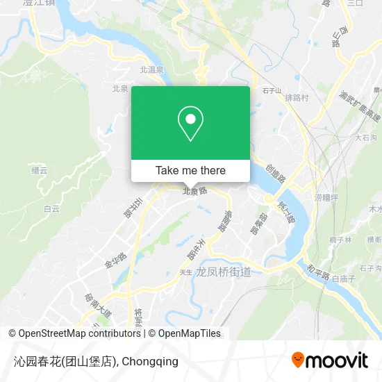 沁园春花(团山堡店) map
