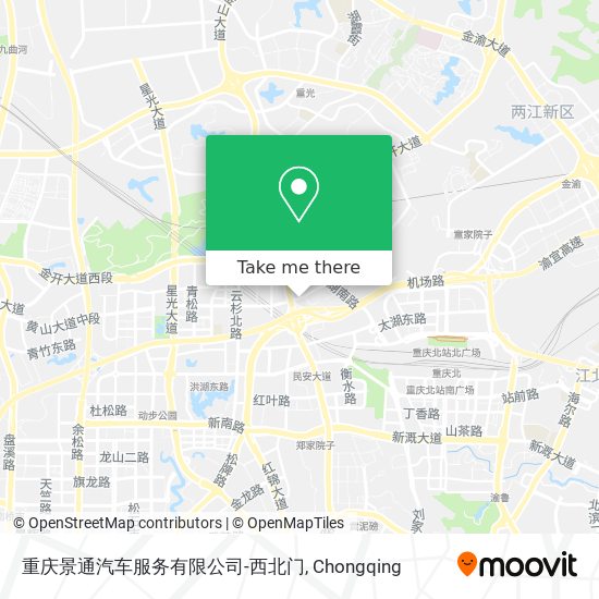 重庆景通汽车服务有限公司-西北门 map