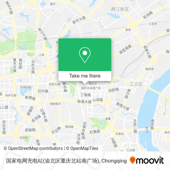 国家电网充电站(渝北区重庆北站南广场) map