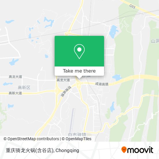 重庆骑龙火锅(含谷店) map