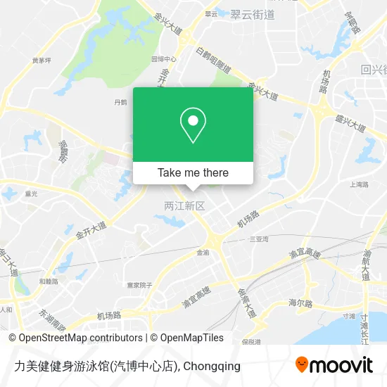 力美健健身游泳馆(汽博中心店) map