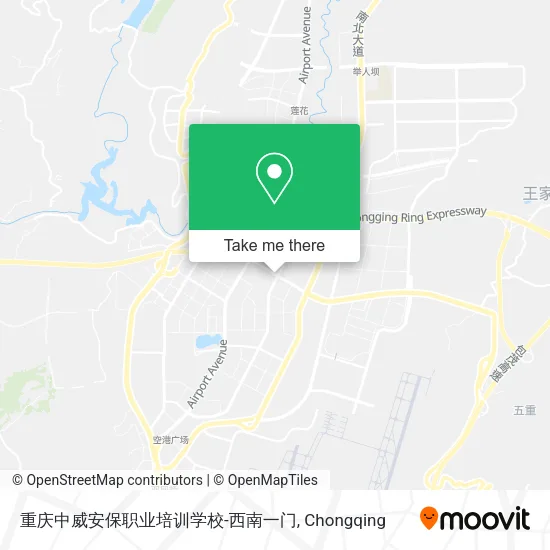 重庆中威安保职业培训学校-西南一门 map