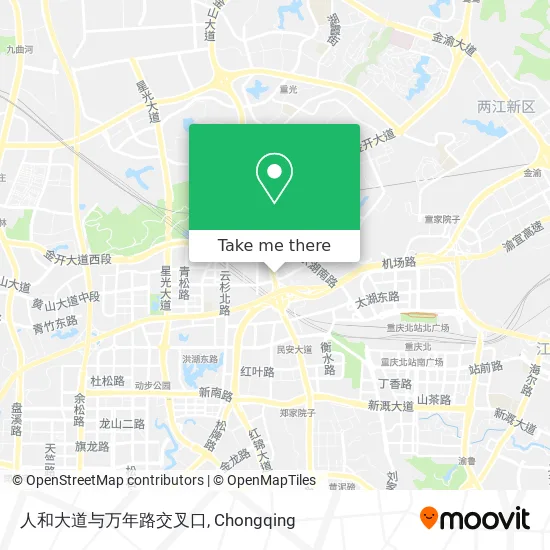 人和大道与万年路交叉口 map
