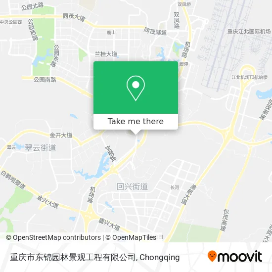 重庆市东锦园林景观工程有限公司 map