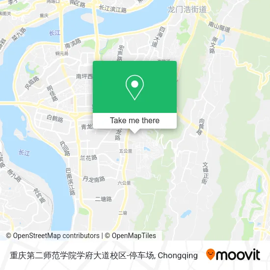 重庆第二师范学院学府大道校区-停车场 map