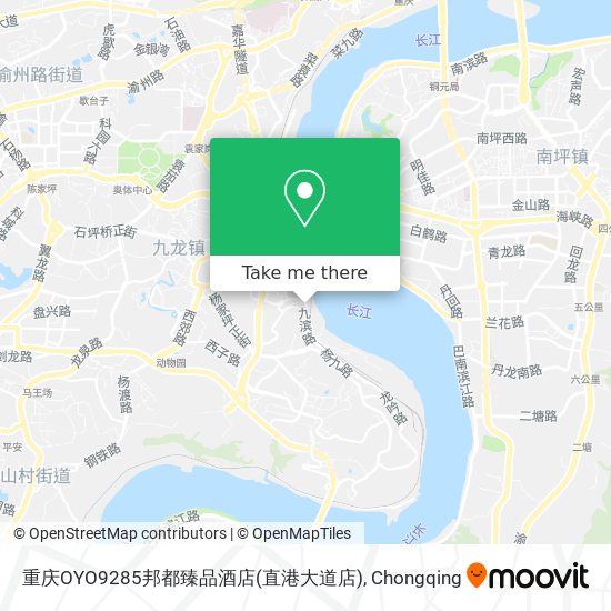 重庆OYO9285邦都臻品酒店(直港大道店) map