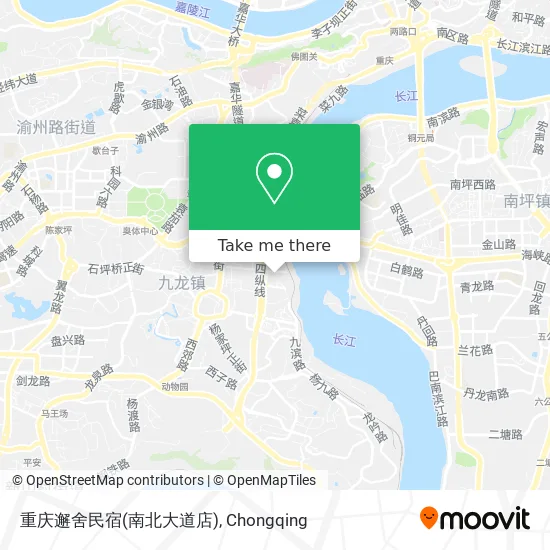 重庆邂舍民宿(南北大道店) map
