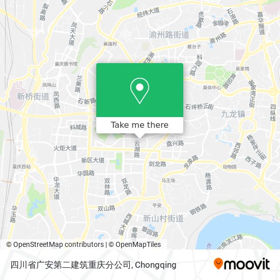 四川省广安第二建筑重庆分公司 map