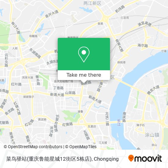 菜鸟驿站(重庆鲁能星城12街区5栋店) map