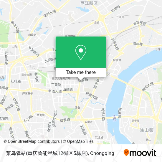 菜鸟驿站(重庆鲁能星城12街区5栋店) map