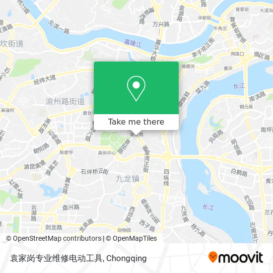 袁家岗专业维修电动工具 map