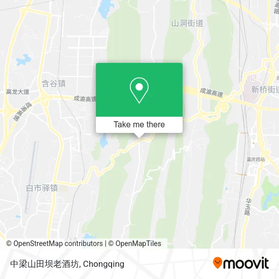 中梁山田坝老酒坊 map