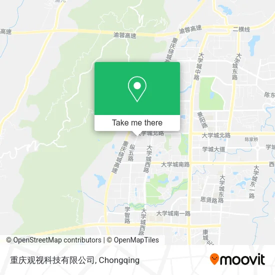 重庆观视科技有限公司 map