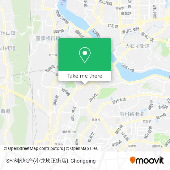 SF盛帆地产(小龙坎正街店) map