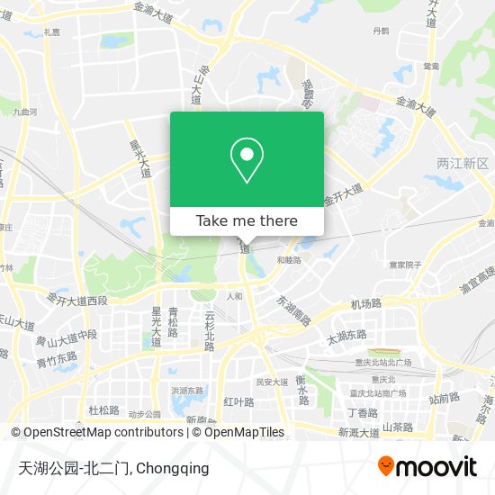 天湖公园-北二门 map