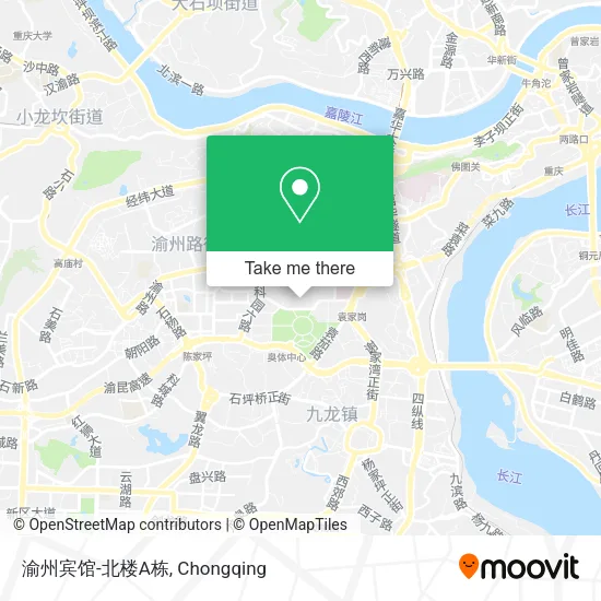 渝州宾馆-北楼A栋 map
