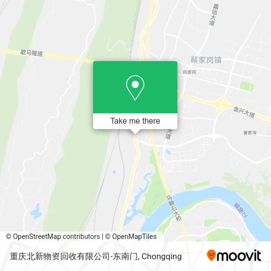 重庆北新物资回收有限公司-东南门 map