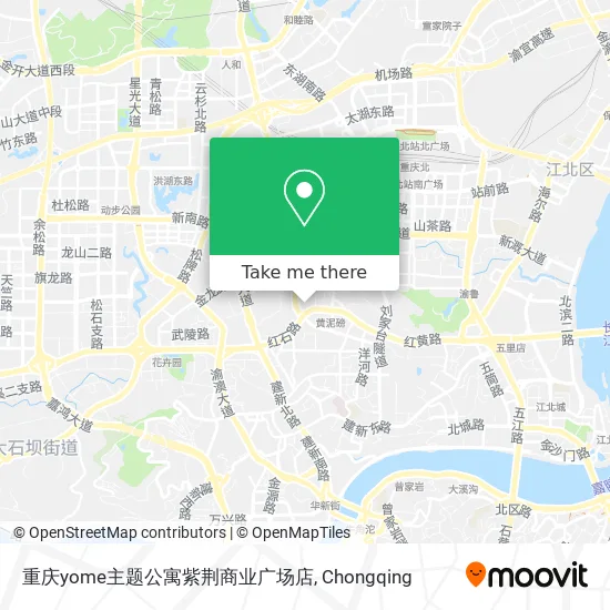 重庆yome主题公寓紫荆商业广场店 map