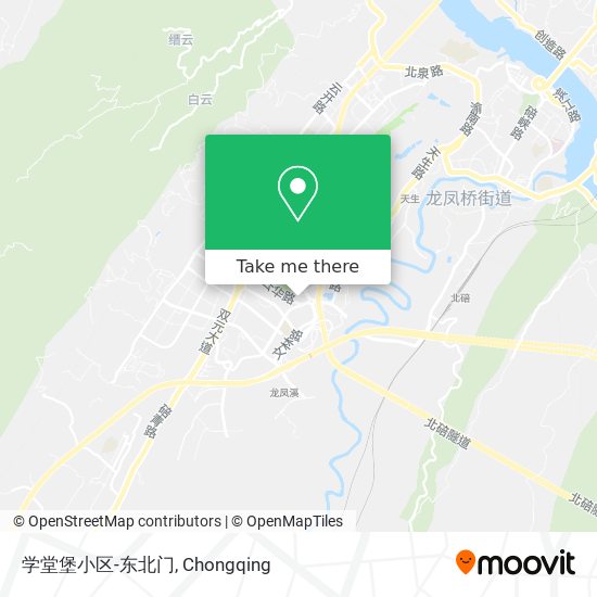 学堂堡小区-东北门 map