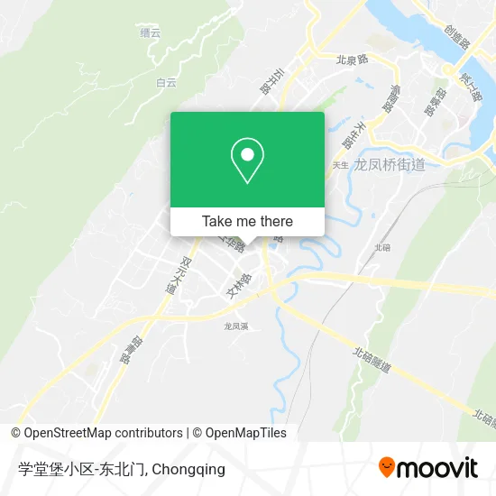 学堂堡小区-东北门 map
