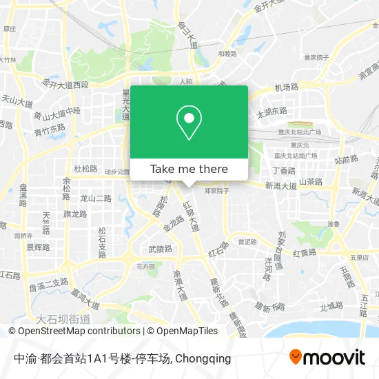 中渝·都会首站1A1号楼-停车场 map