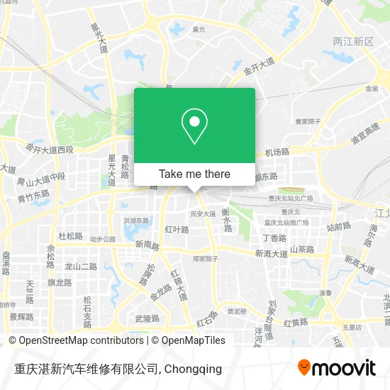 重庆湛新汽车维修有限公司 map