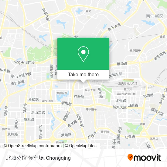 北城公馆-停车场 map