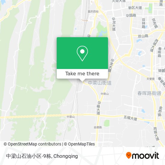 中梁山石油小区-9栋 map