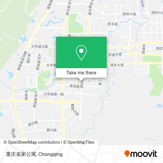 重庆皇家公寓 map