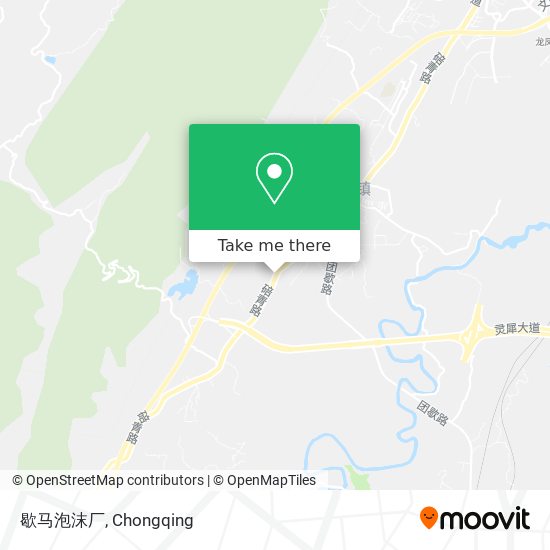 歇马泡沫厂 map