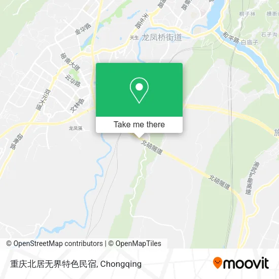 重庆北居无界特色民宿 map
