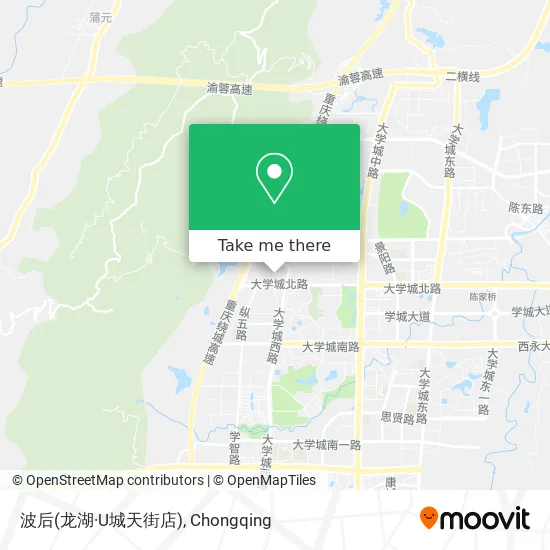 波后(龙湖·U城天街店) map
