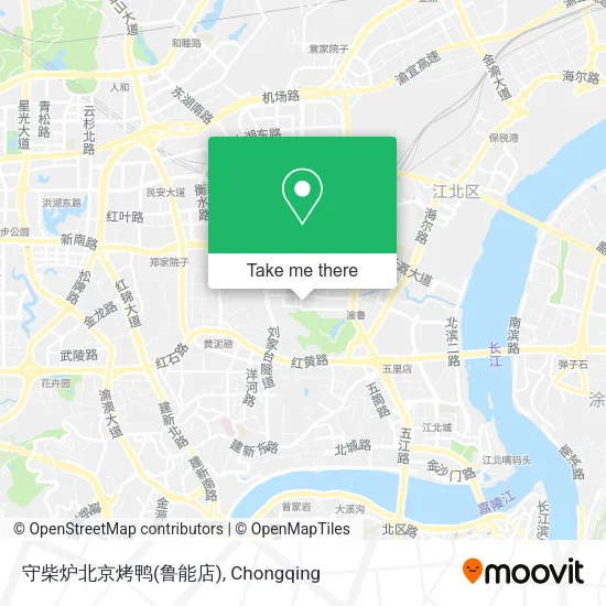 守柴炉北京烤鸭(鲁能店) map