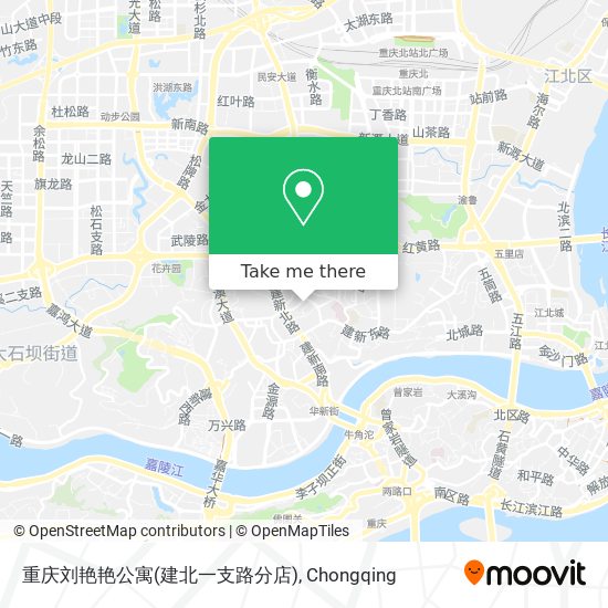 重庆刘艳艳公寓(建北一支路分店) map