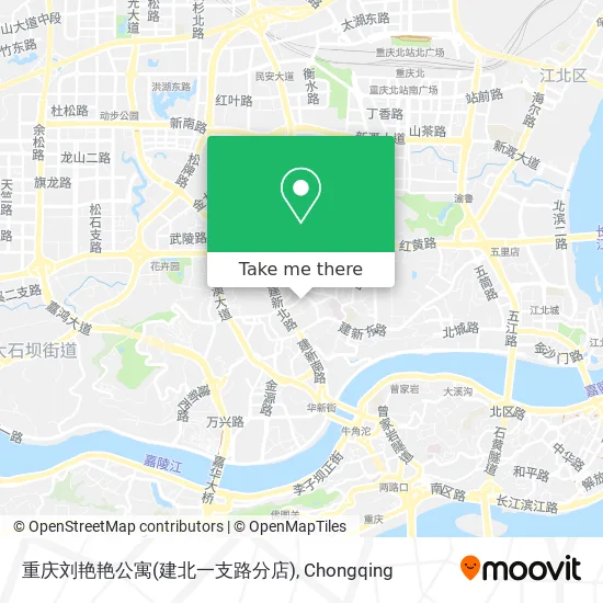 重庆刘艳艳公寓(建北一支路分店) map