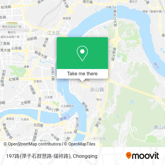 197路(弹子石群慧路-瑞祥路) map